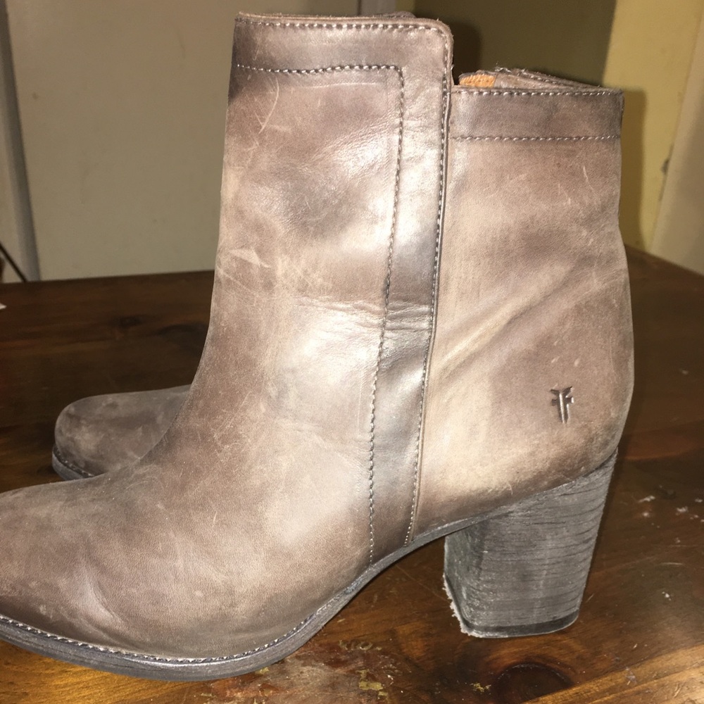 Brown Leather Ankle Boots